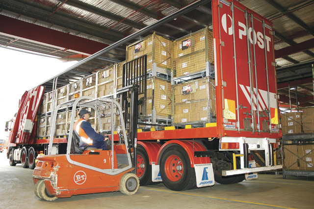Forklifts are vital in the handling of air freight