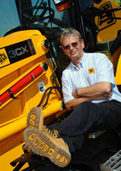 Tony Boot from JCB's Loadall telehandler unit joins eight of his relatives to have retired from the company.