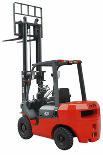 EP shows off it's T-Series:TIGER forklift