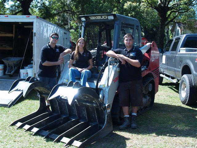 (L-R) Sam, June and Andrew