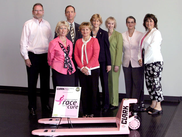 Clark employees with Susan G Komen's board of directors.