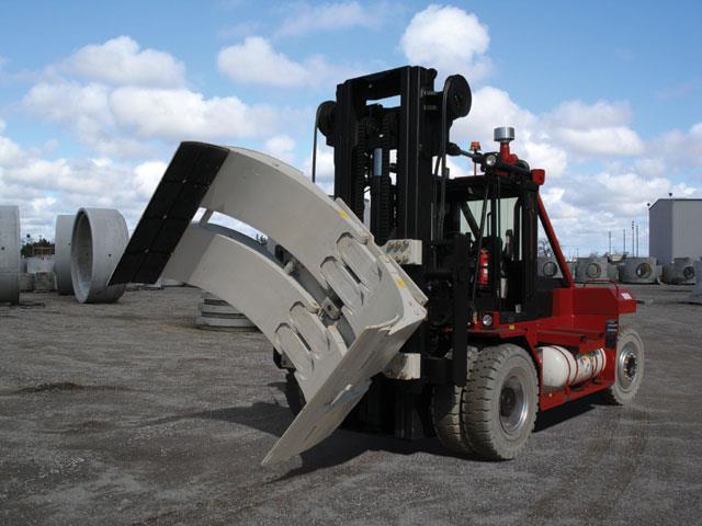 Cascade's 120H pivot arm roll clamp