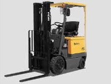 A TCM electric counterbalanced forklift