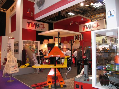 The TVH stand in IMHX 2007, Birmingham.