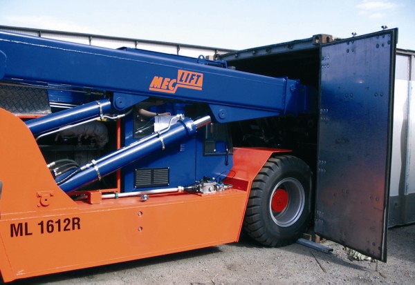 The MecLift ML1612R variable reach truck is expected to save money for BLT Logistics' Jacksonville facility.