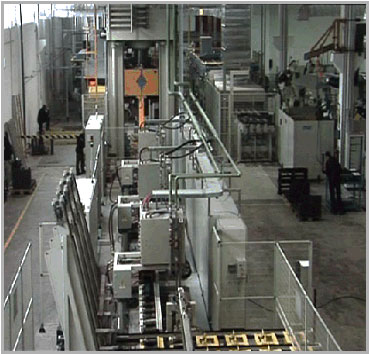 The fork manufacturing facility at Podenzano.