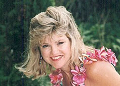 Gaynel on holiday in Hawaii.