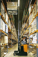 The Humanic reach truck.