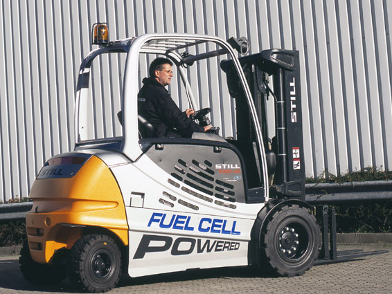 A Still RX60 fuel cell forklift.
