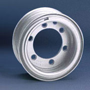 A GKN forklift wheel.