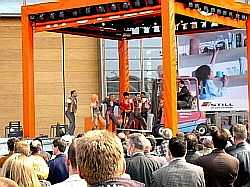 MAKING FORKLIFTS FUN: STILL'S OUTRAGEOUS CeMAT DISPLAY