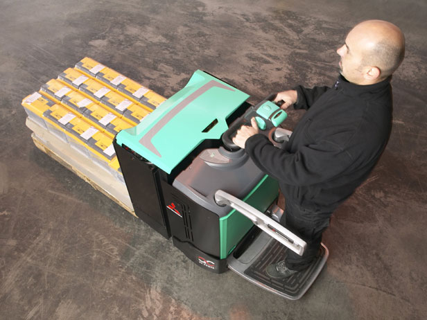 The Mitsubishi PBV20-25N(H) platform pallet truck.