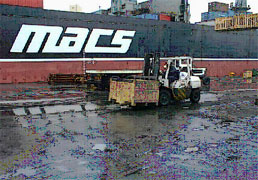 Another forklift driver in South Africa/ photo by Darren Joubert
