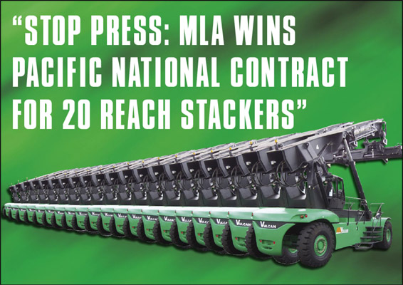 MLA wins major container handling deal