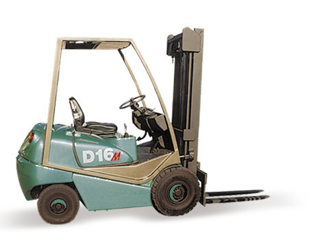 A Dimex internal combustion forklift.