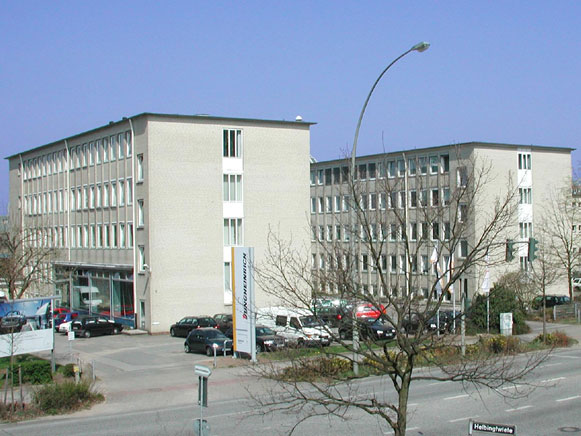Jungheinrich's headquarters in Freidrich-Ebert-Damm, Hamburg, Germany.