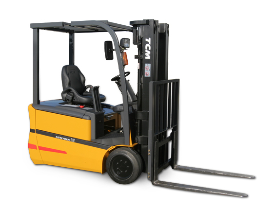 TCM’s All-New Three Wheel Electric Lift Trucks