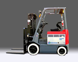 A General Hydrogen Hydricity pack on a forklift.