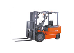 A Heli electric forklift.