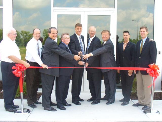 Associated-Allied's new warehouse opening ceremony.