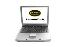Hoist forklifts introduce warning system