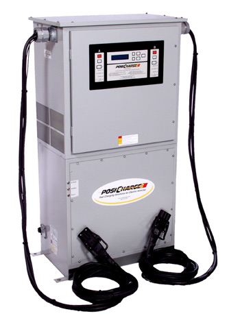 The Posicharge dual vehicle charger.