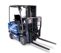 The prototype of the RFID-enabled forklift.