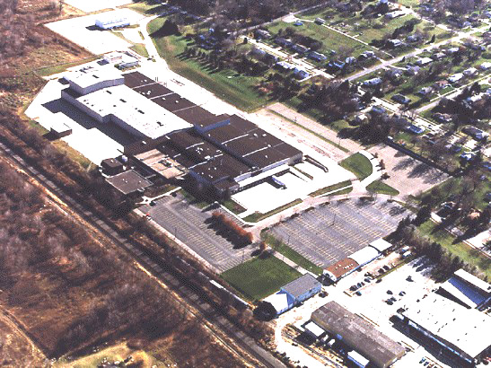 An aerial view of the Orrville facility.