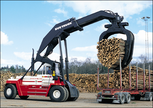 SVETRUCK LOGSTACKER type TMF - Heavy duty performance Logstacker