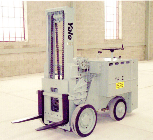 The oldest known forklift in the world - a Yale 1926.
