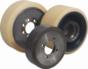 Special wheels for cold store applications with VULKOLLAN® 95 ° Shore A, VULKOLLAN® quartz and TRACTOTHAN® wheel treads