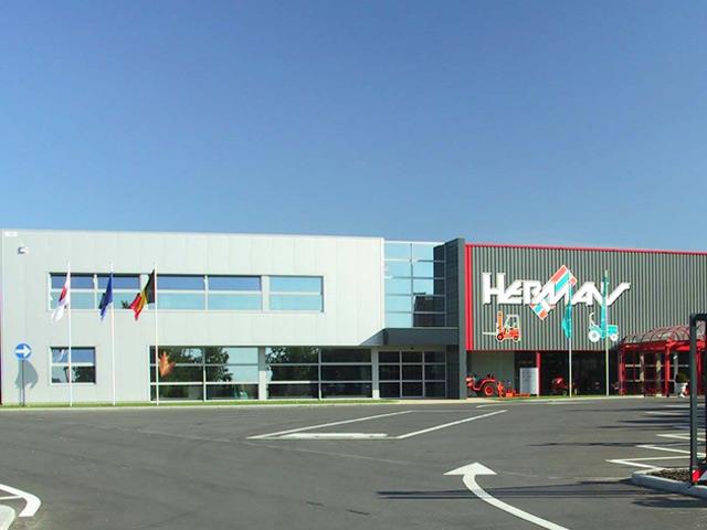 Front view of headquarters.