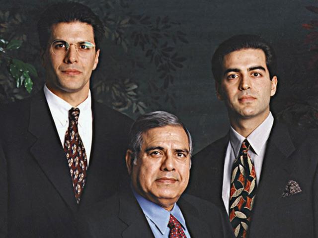 L-R Patrick Sain, president, Amar Sain, CEO and Michael Sain, vice president of Material Handling Inc.