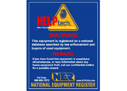 NER's warning decal.