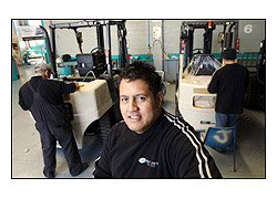 Enterprising forklift painter wins award