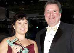 Shirley receiving the FLTA award early this year.