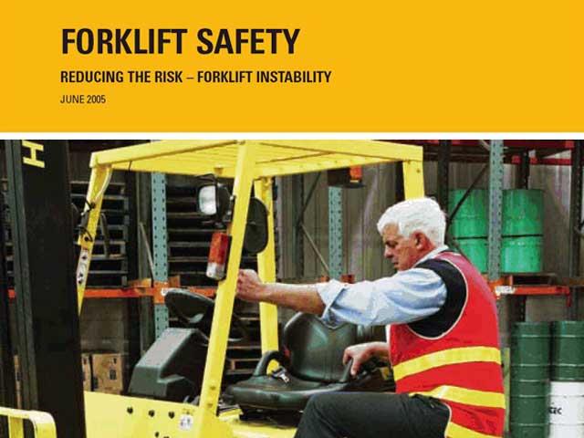New forklift safety guide from WorkSafe