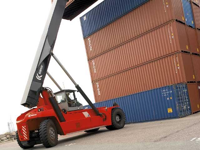 Kalmar's ContChamp DRF reach stacker.