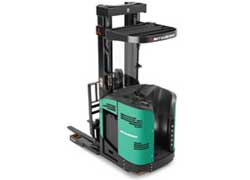 Mitsubishi introduces a new generation of reach trucks