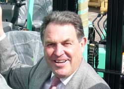 Mitsubishi Forklift Trucks UK's new general manager Terry Foreman