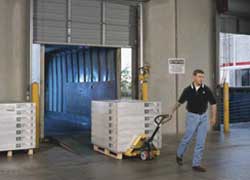 The hand pallet truck up for grabs