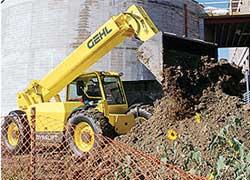 A Gehl telehandler.