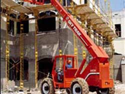 A JLG Sky Trak telehandler.