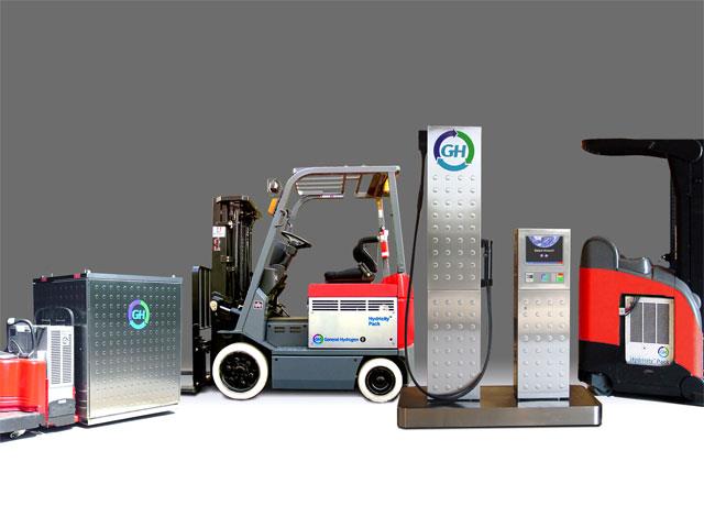 Fuel cells replace batteries in lift truck trials