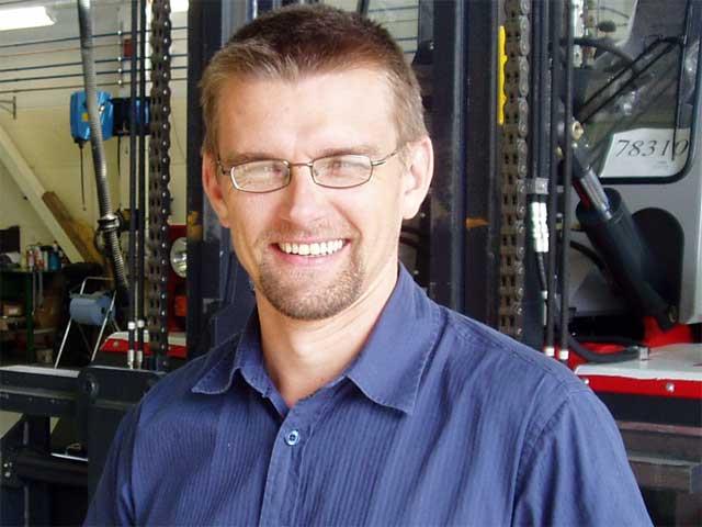 Hakan Larsson ... at the forefront