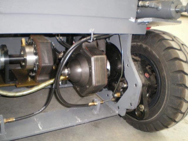 The forklift is an ideal vehicle to use the technology Di Pietro has developed.