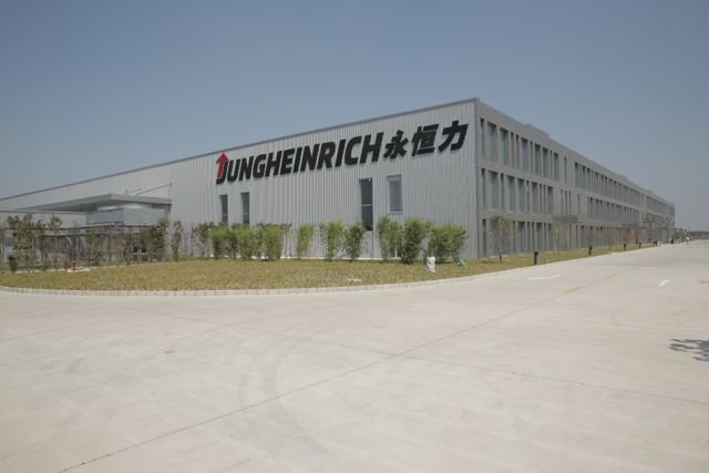 Jungheinrich's new plant can produce over 10,000 trucks a year.