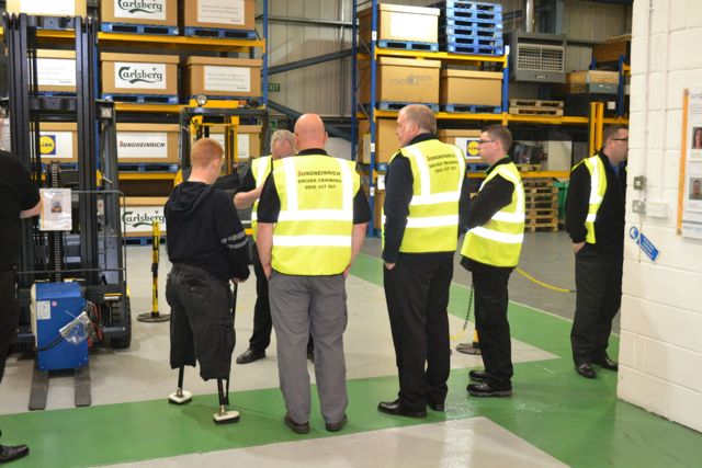 Former and serving members of the British armed services, who have suffered physical injury, attended the Jungheinrich-hosted forum.