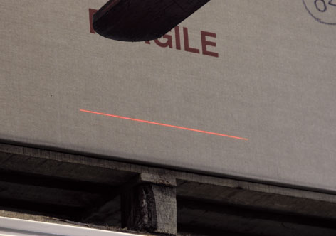 Nichiyu’s laser pointer reduces operator stress and fatigue.