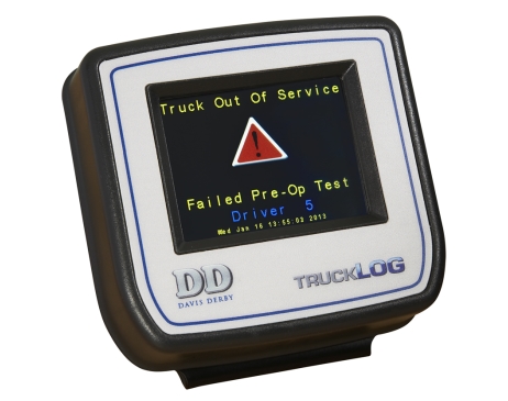 TK5 Failed pre-op - Truck out of service Screen.